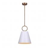 Pendant Light Fixture - Irina Gold/White
