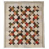 Garden Treasure, bed quilt, 83'W x 98'L