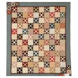 Monkey Wrench, bed quilt, 69'W x 81'L