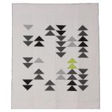 Soaring High, bed quilt, 63'W x 79'L