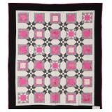 Through Darkness Comes Light, bed quilt, 70'W x 8