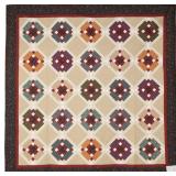 Autumn Colours, bed quilt, 99'W x 100'L