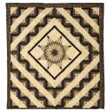 Log Cabin Star, bed quilt, 95'W x 103'L
