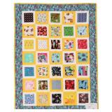 Alphabet I Spy, lap quilt, 40'W x 53'L