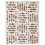 Scrappy Bits & Pieces, lap quilt, 60'W x 79'L