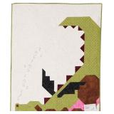 Sleepy Dragon, crib quilt, 40'W x 49'L