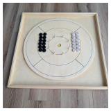 Square Pioneer Style Crokinole Board & Buttons