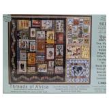500 Piece Quilt Puzzle - Threads of Africa