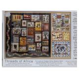 1000 Piece Quilt Puzzle - Threads of Africa