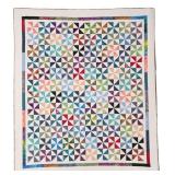 Fireworks, bed quilt, 91'W x 106'L