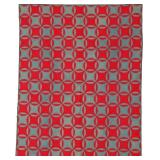 Vintage Orange Peel, lap quilt, 52'W x 66'L