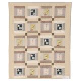 Tea Time, lap quilt, 62'W x 65'L