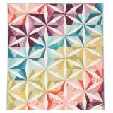 Harmony and Light, bed quilt, 60'W x 69'L