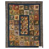 Box of Squares, lap quilt, 57'W x 74'L