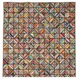 Come Together, bed quilt, 105'W x 112'L