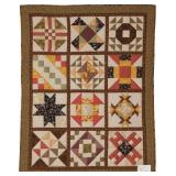 Pieces of Sunlight, lap quilt, 57'W x 73'L