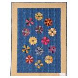 Cross Pollination, lap quilt, 52'W x 71'L