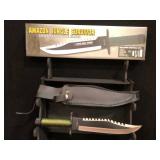 Amazon Jungle Survivor Sawback Bowie Knife