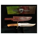 Timber Rattler Bowie Knife