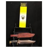 Timber Rattler Western Outlaw Bowie Knife