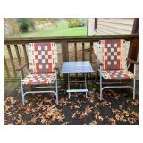 Folding Chairs & Table