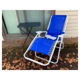 Patio Lounger & Table