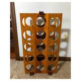 Wooden Wine Rack 15"x10"x26.5" Tall