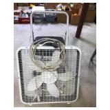 Step Stool and Box Fan