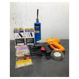 Heat Gun, Glue Gun, and Propane Torch