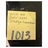 Axes, Pickaxe & Sledgehammer