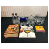 Wine Books & Glass Variety