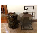 Candle Lantern & Vase