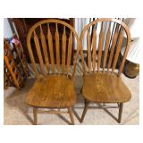 Pair of Wooden Chairs