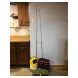 Fishing Rod, Tackle & Bait Bucket