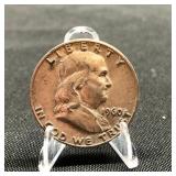 1960D Franklin Half Dollar