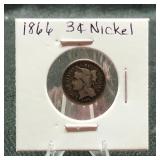 1866 3 Cent Nickel