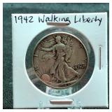 1942 Walking Liberty Half Dollar