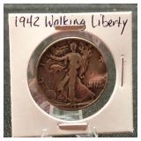1942 Walking Liberty Half Dollar