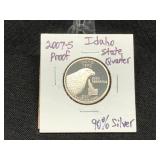 2007S Idaho Silver State Proof Quarter