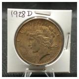 1928D Peace Dollar