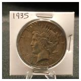1935 Peace Dollar