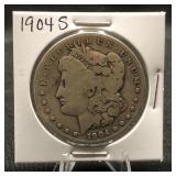 1904S Morgan Dollar