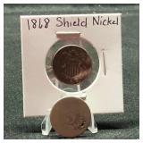 1868 & ? Shield Nickels