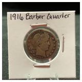 1916 Barber Quarter