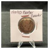 1909D Barber Quarter