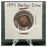 1899 Barber Dime