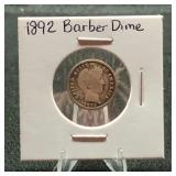 1892 Barber Dime