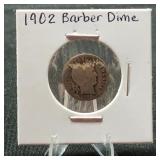 1902 Barber Dime