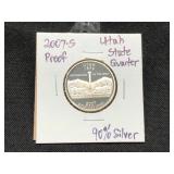 2007S Utah Silver State Proof Quarter