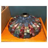 Stained Glass Lamp Shade 18" wide